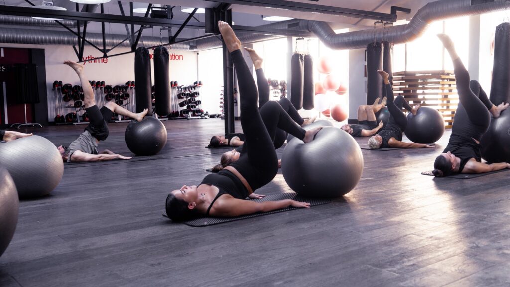 pilates ball femme ballon