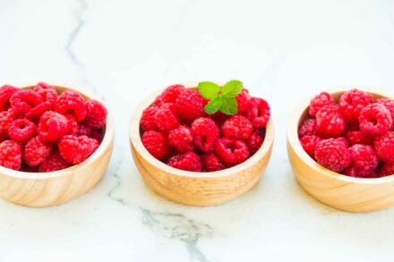 3 tartelettes framboise