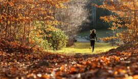 running en pleine nature