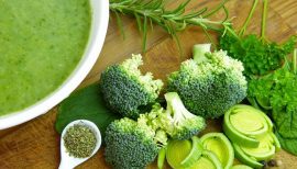 brocolis en soupe et nature