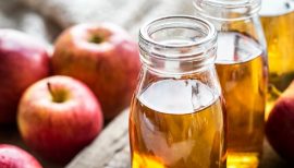 vinaigre de cidre et pommes