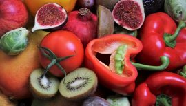 assortiment de fruits et légumes frais