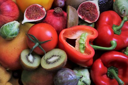 assortiment de fruits et légumes frais