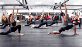 cours de yoga, de Pilates ou de stretching