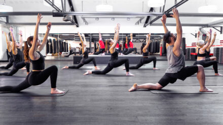 cours de yoga, de Pilates ou de stretching