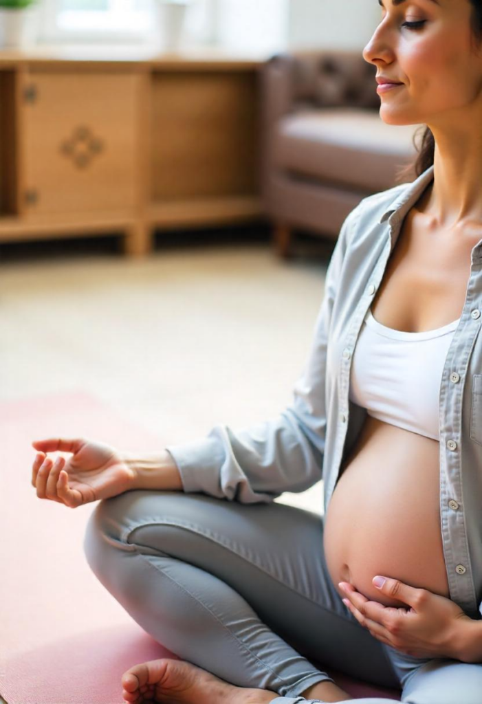 femme enceinte faisant du sport spécial grossesse