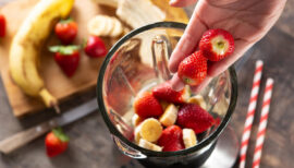 blender avec fraises