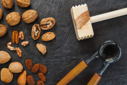 assortiment de noix et amandes pour sportif